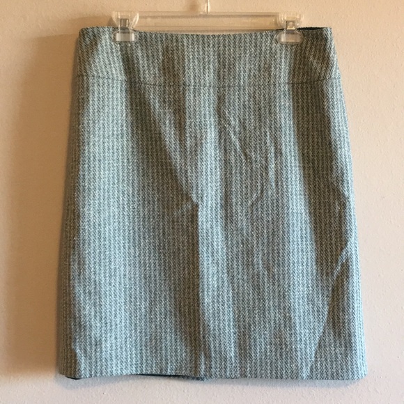 LOFT Dresses & Skirts - Ann Taylor Wool Skirt Tweed Stretch Woven Pencil
